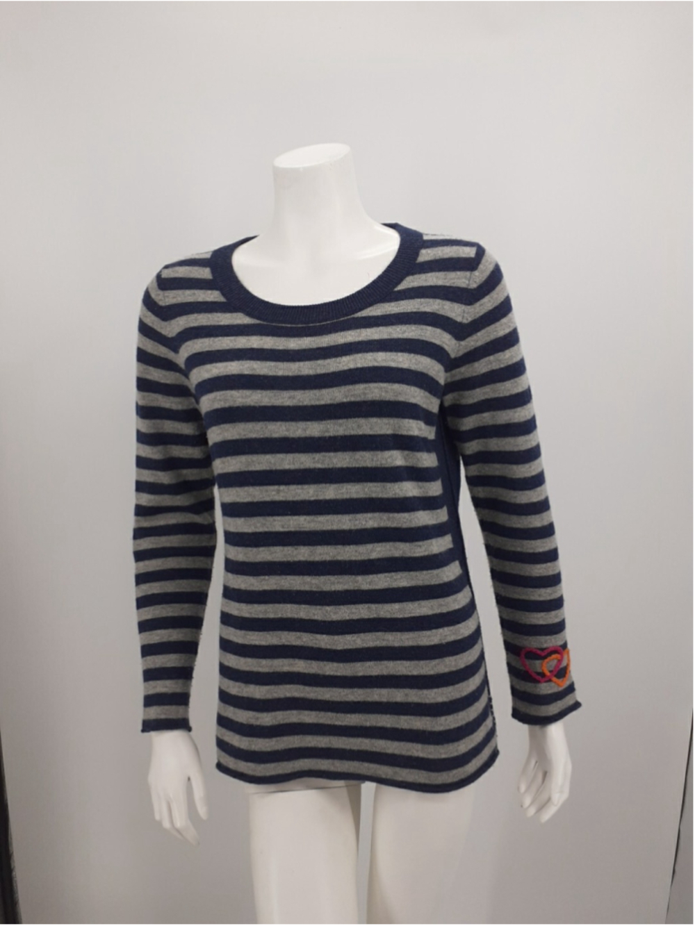 Label + Thread Womens Cashmere Blend Sweater Size S Striped